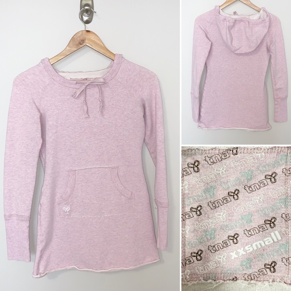 TNA Pink Women’s Crew Raw Edge Sweatshirt - XXS